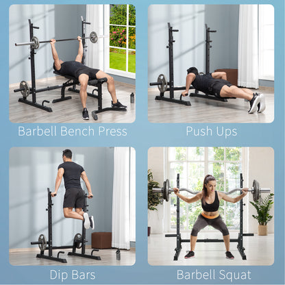 Multifunction Barbell Squat Rack