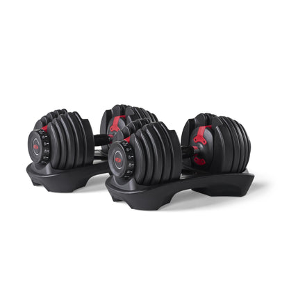 7KG 13KG 18KG 24KG Adjustable Dumbbells Set, 4-in-1 Weights Set with Storage Tray.