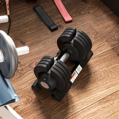 7KG 13KG 18KG 24KG Adjustable Dumbbells Set, 4-in-1 Weights Set with Storage Tray.