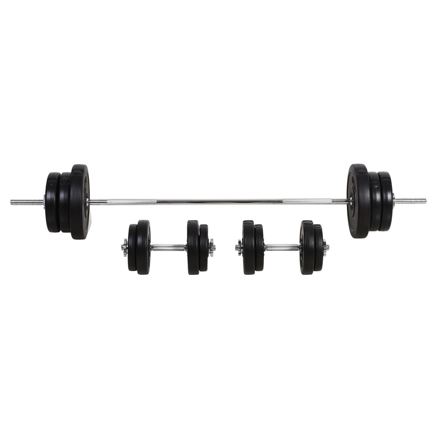 2 in 1 Barbell and Dumbbell set