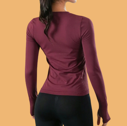 Women's Long-Sleeve Workout Top