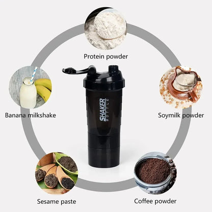 3 Layerd Protein bottle shaker