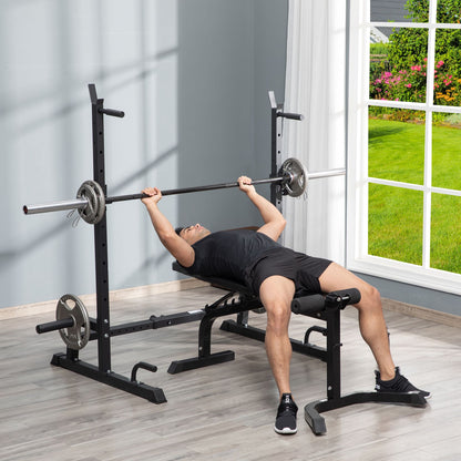 Multifunction Barbell Squat Rack