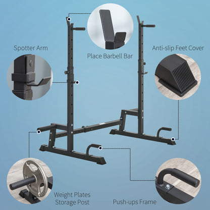 Multifunction Barbell Squat Rack